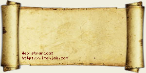 Danica Damjanov vizit kartica